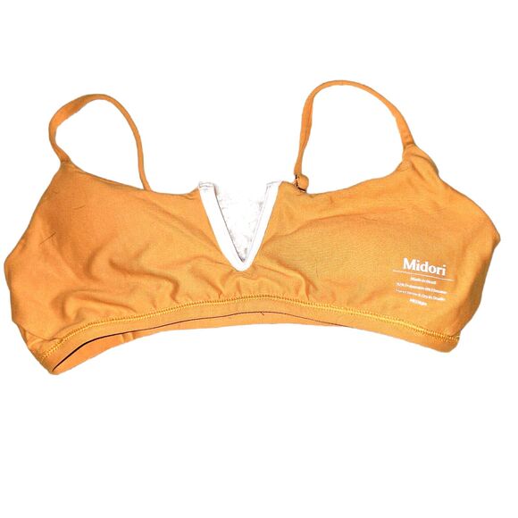 Midori Peach (Orange) Mer Bikini Top Size Medium - Picture 3 of 3